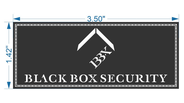 Black Box Security Full Logo - PVC Patch