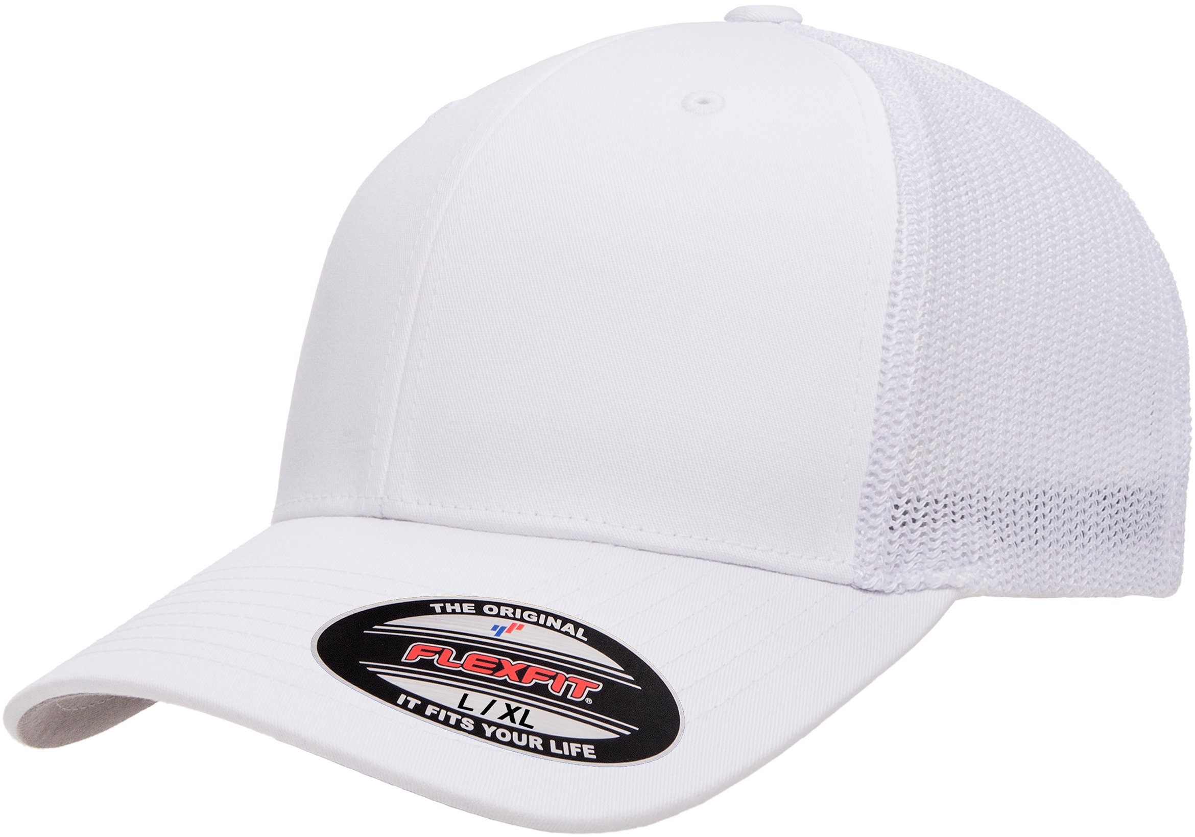 Flexfit 6511 low profile fitted cap, custom embroidery available