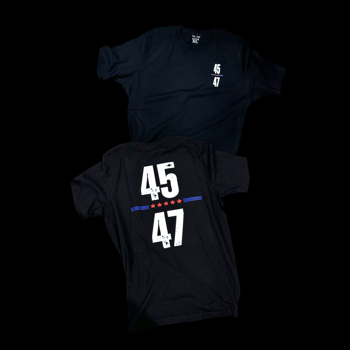 45 / 47 Graphic Tee - Black