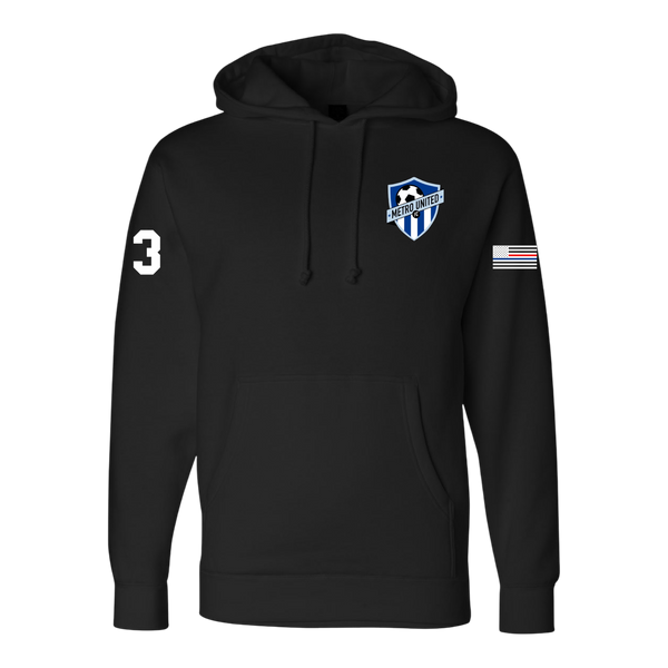 Metro United Hoodie - Black