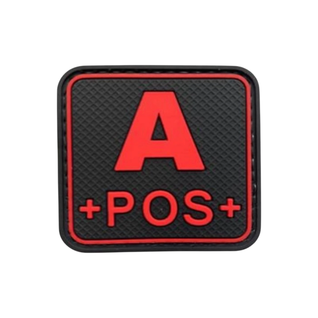 Blood Type Red / Black Square - PVC