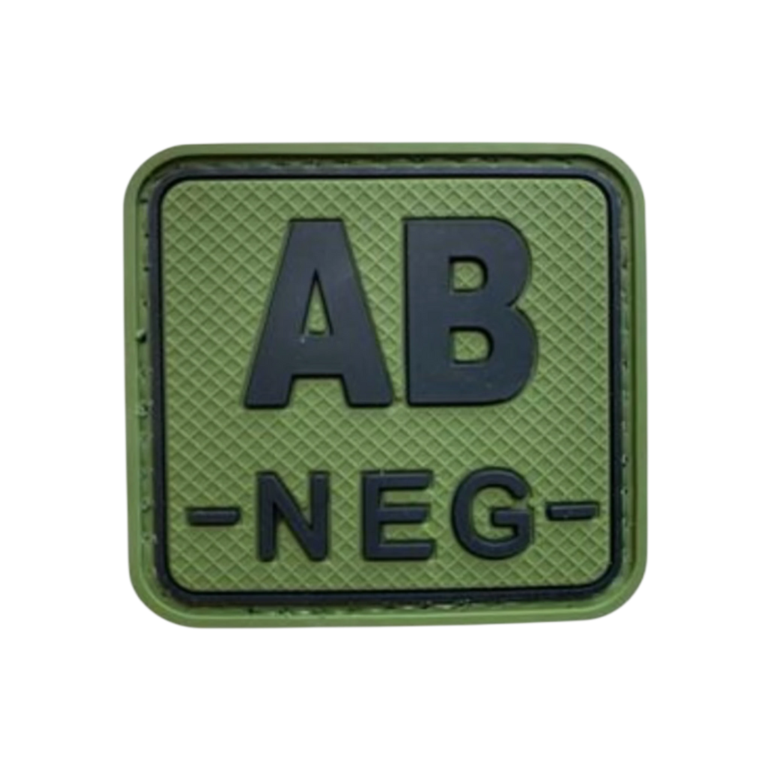 Blood Type Green / Black Square - PVC