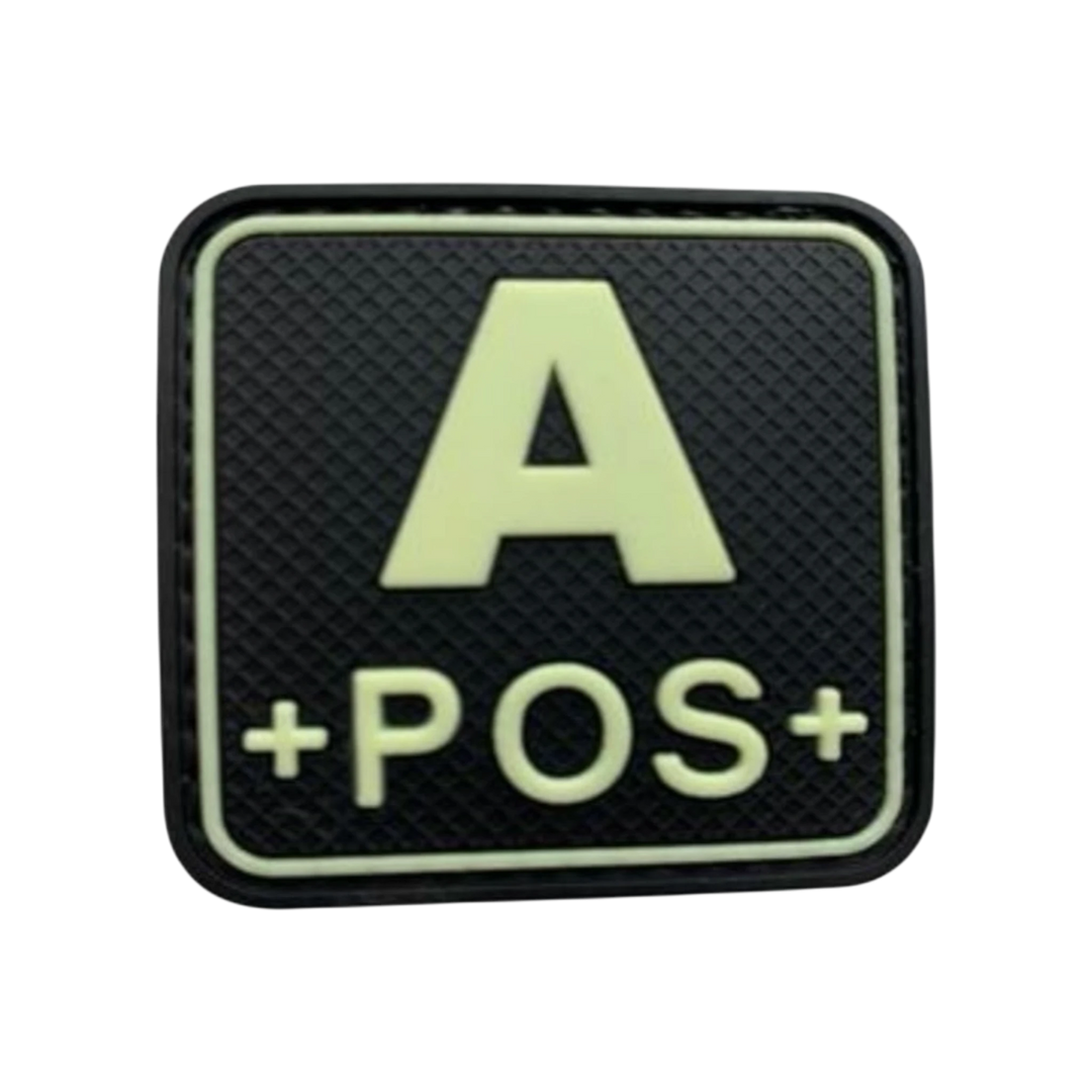 Blood Type Glow in the Dark Square - PVC