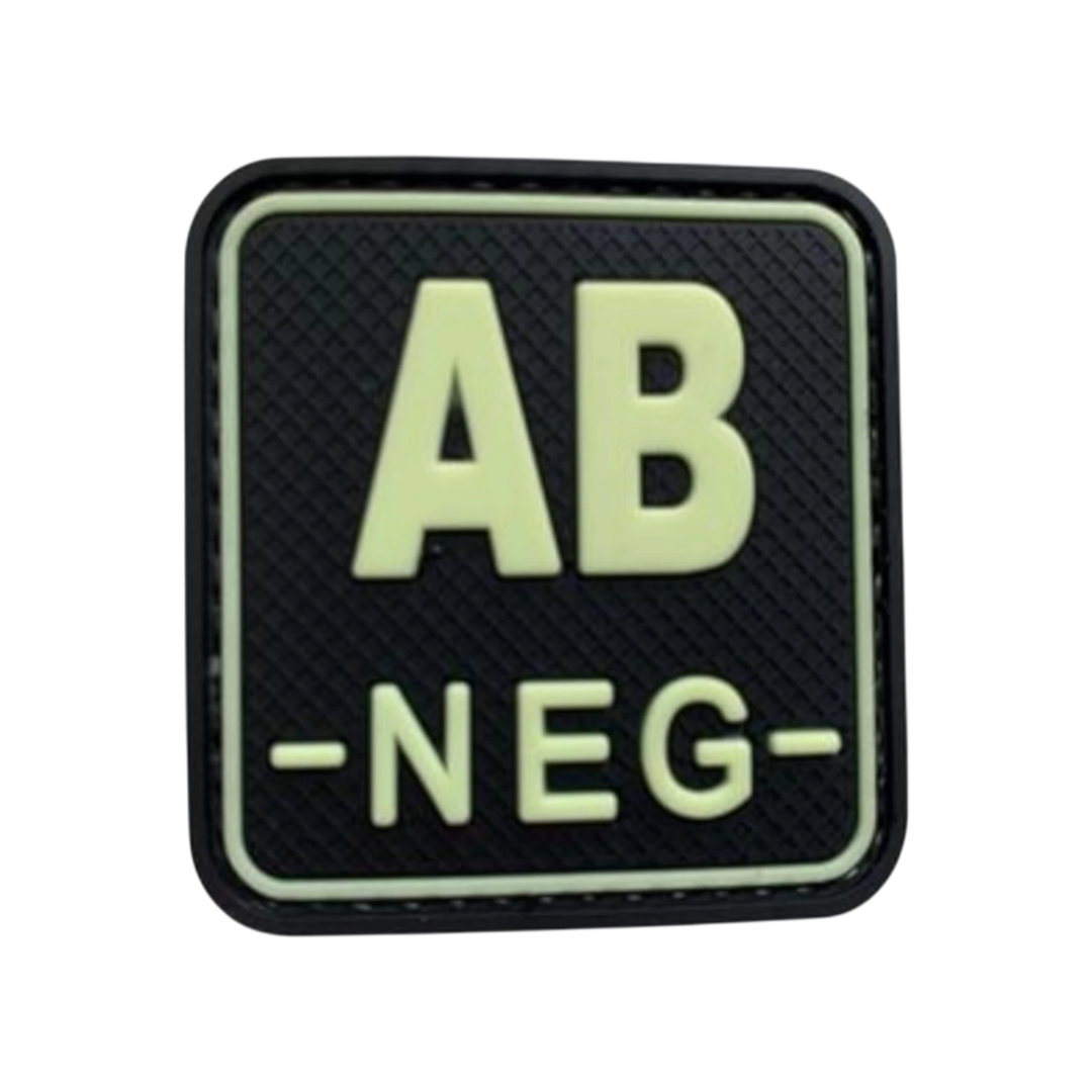 Blood Type Glow in the Dark Square - PVC