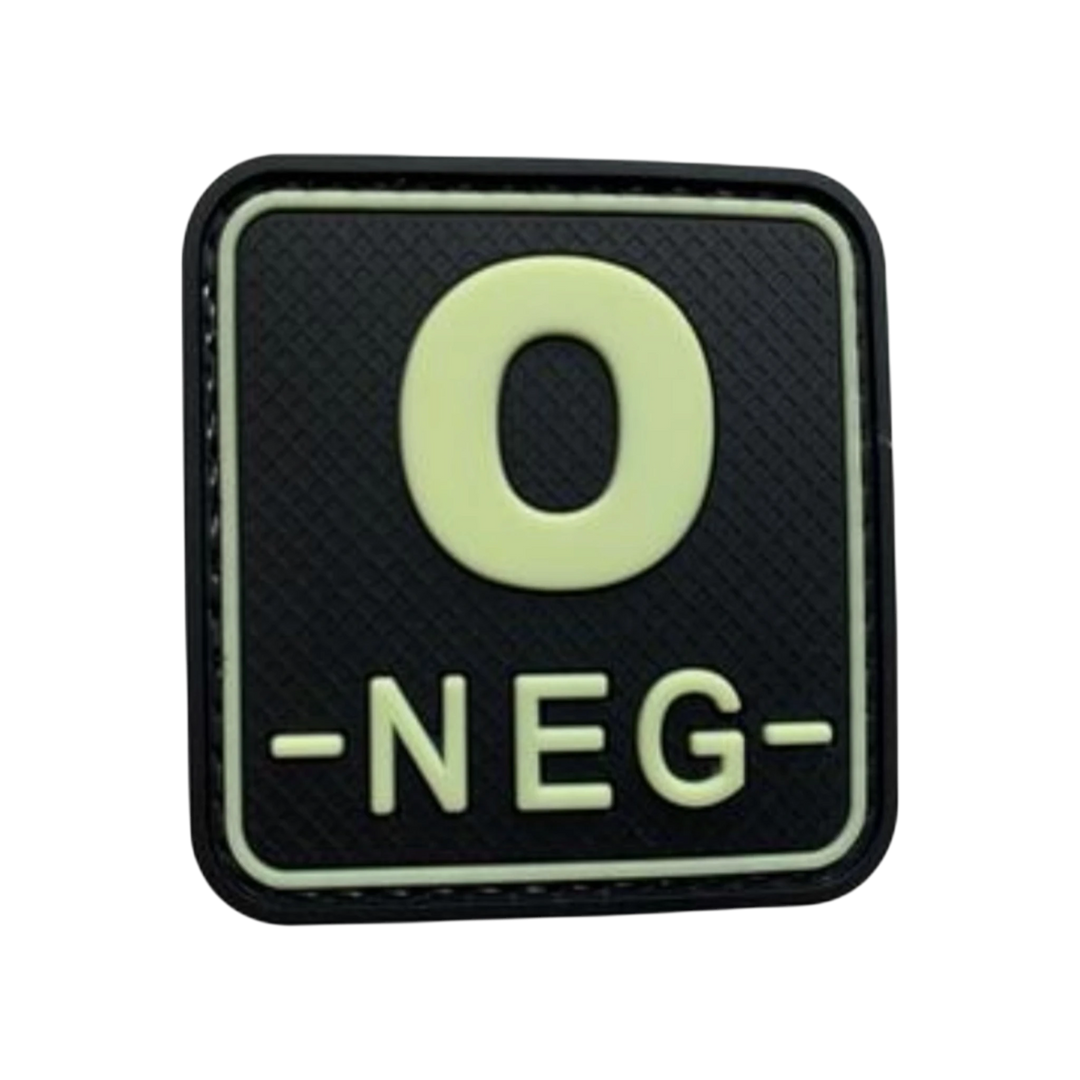 Blood Type Glow in the Dark Square - PVC