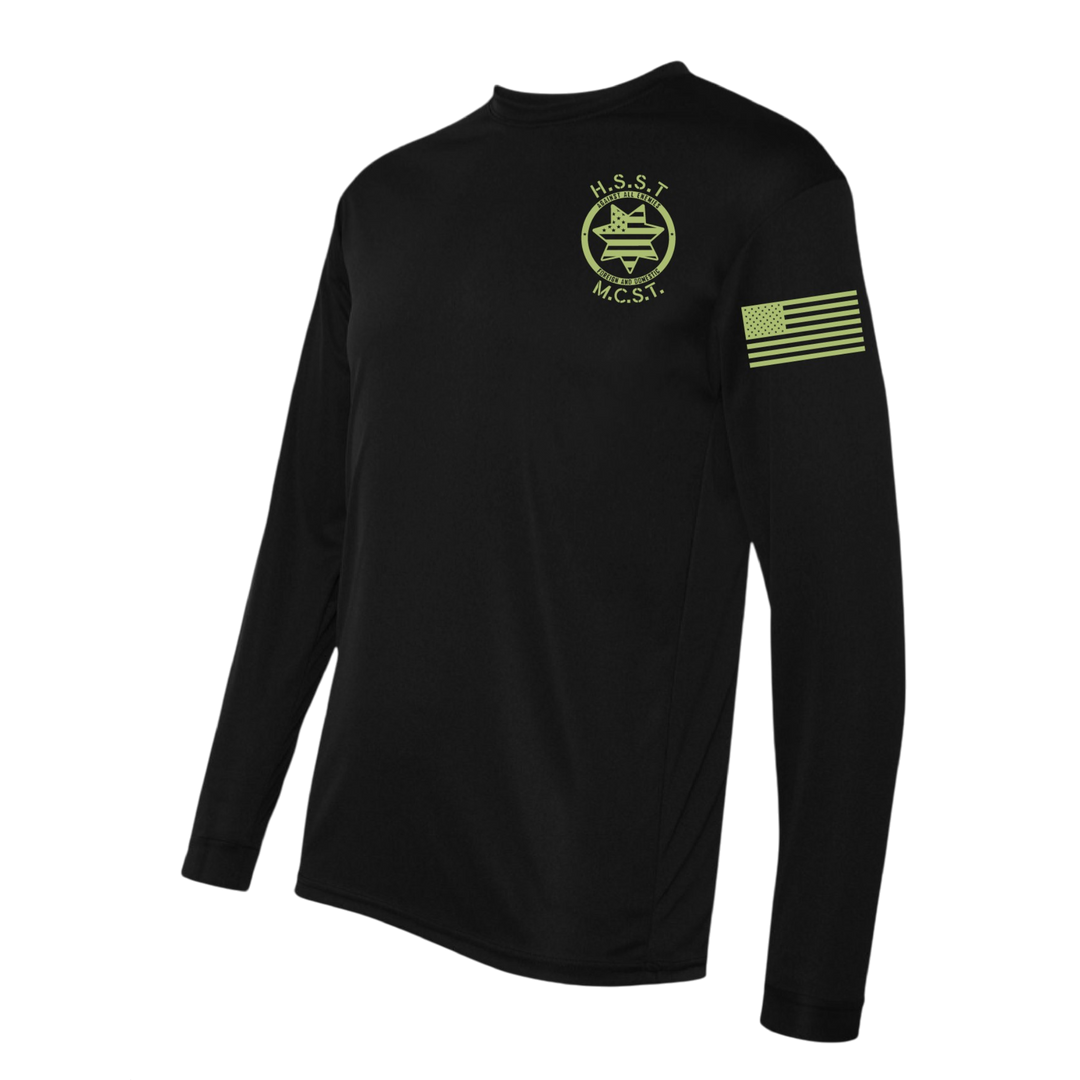 HSST MCST Unit Long Sleeve performance shirt, unit members only