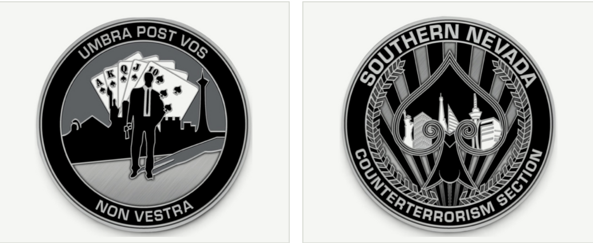 LVMPD Counter Terrorism - Challenge Coins