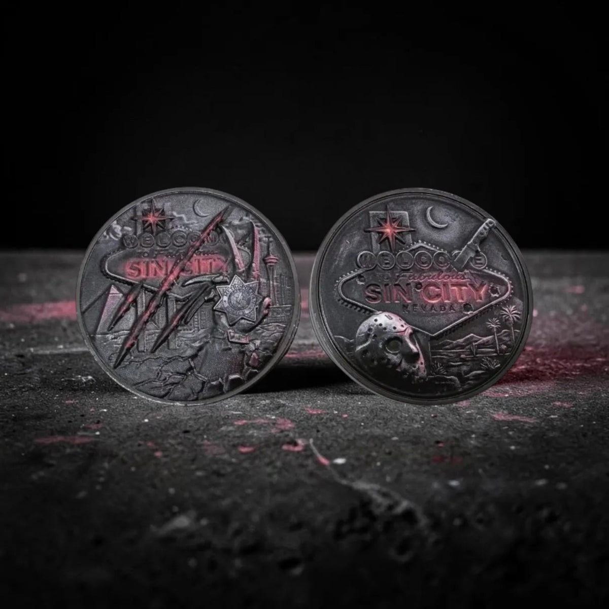 Sin City Police Challenge Coin — Halloween Edition | Limited Run