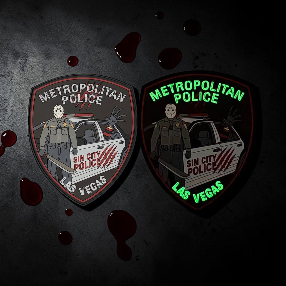 Sin City Police Patch — Halloween Edition | Glow in the Dark | Limited Run
