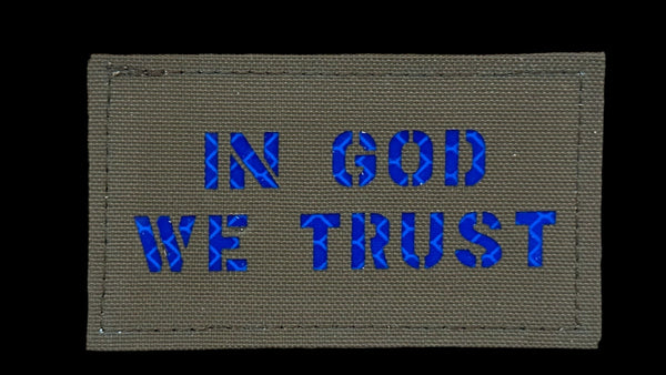 "In God We Trust" - Quote Patch 3.5" x 2"